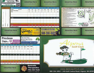 Scorecard Alpena Golf Club Alpena MI Scorecard Alpena Golf Club Alpena MI